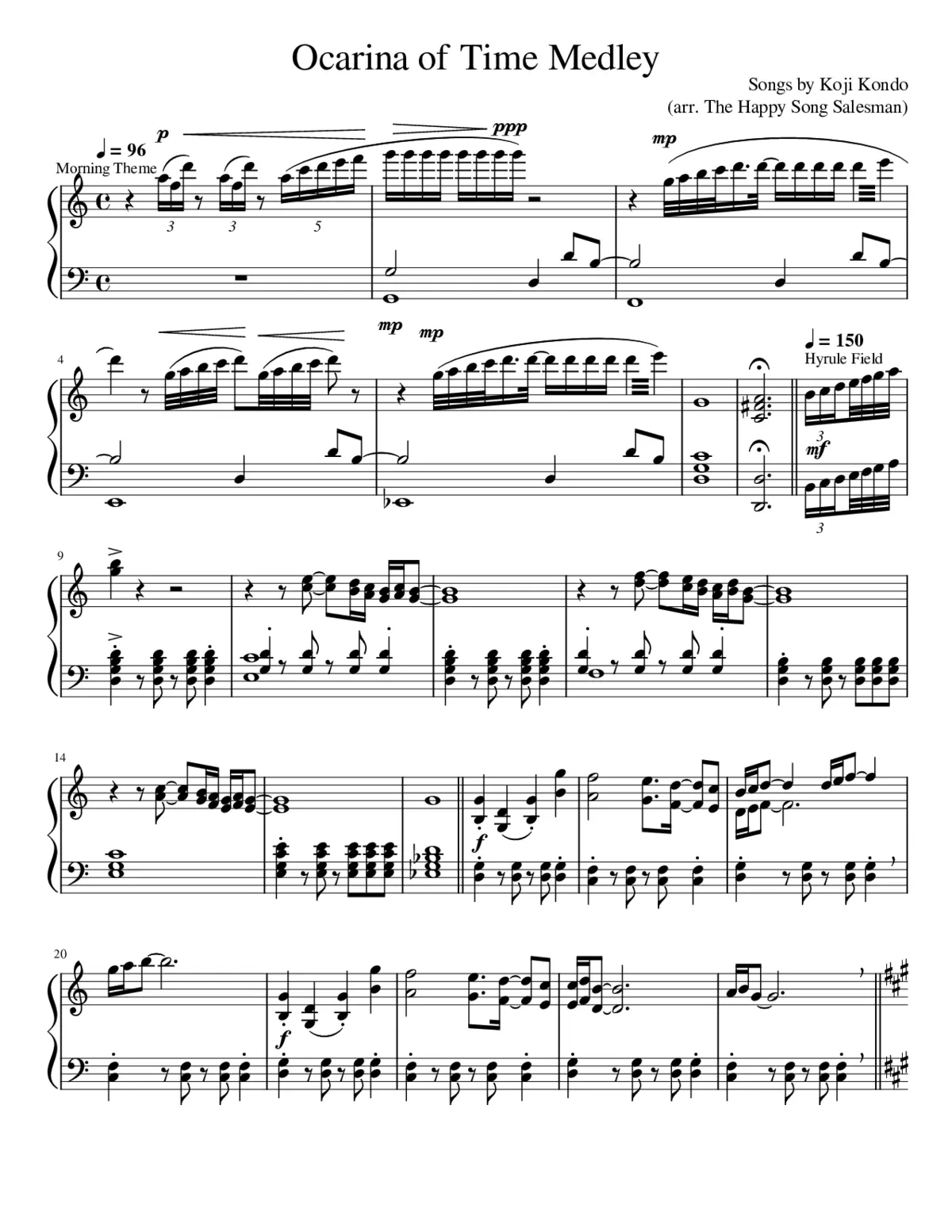 The Soundtrack from The Legend of Zelda: Ocarina of Time - Page 1