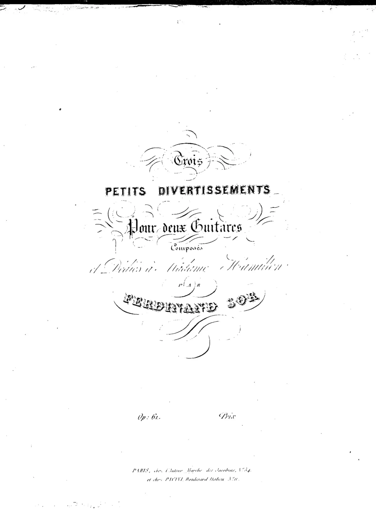 3 Divertissements - Page 1
