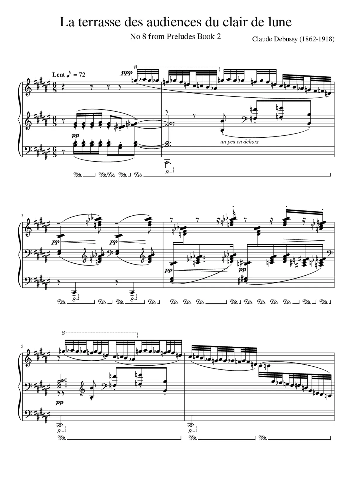 Préludes Livre 2 - Page 1