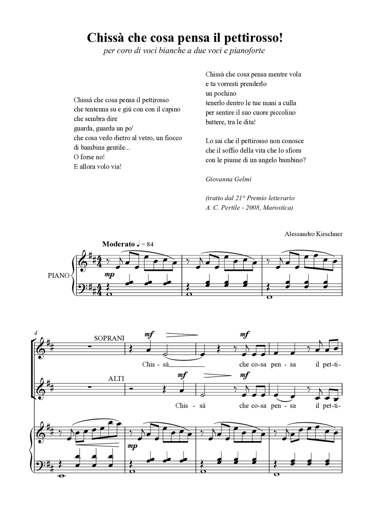 Chissà che cosa pensa il pettirosso - Page 1