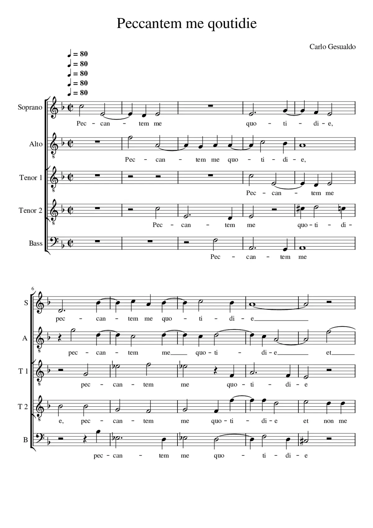 Peccantem me quotidie - Page 1