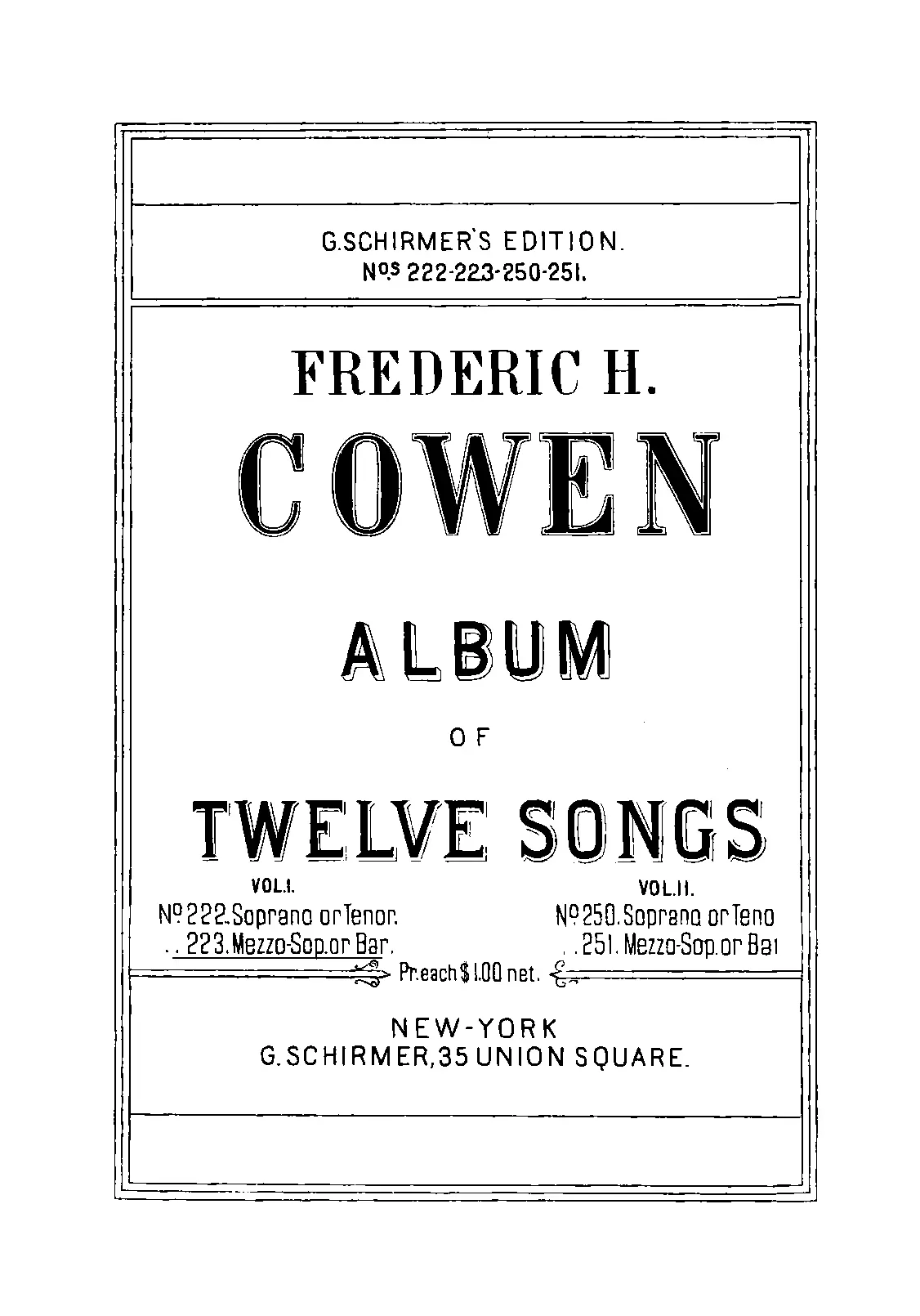 12 Songs, 1st Set - Page 1