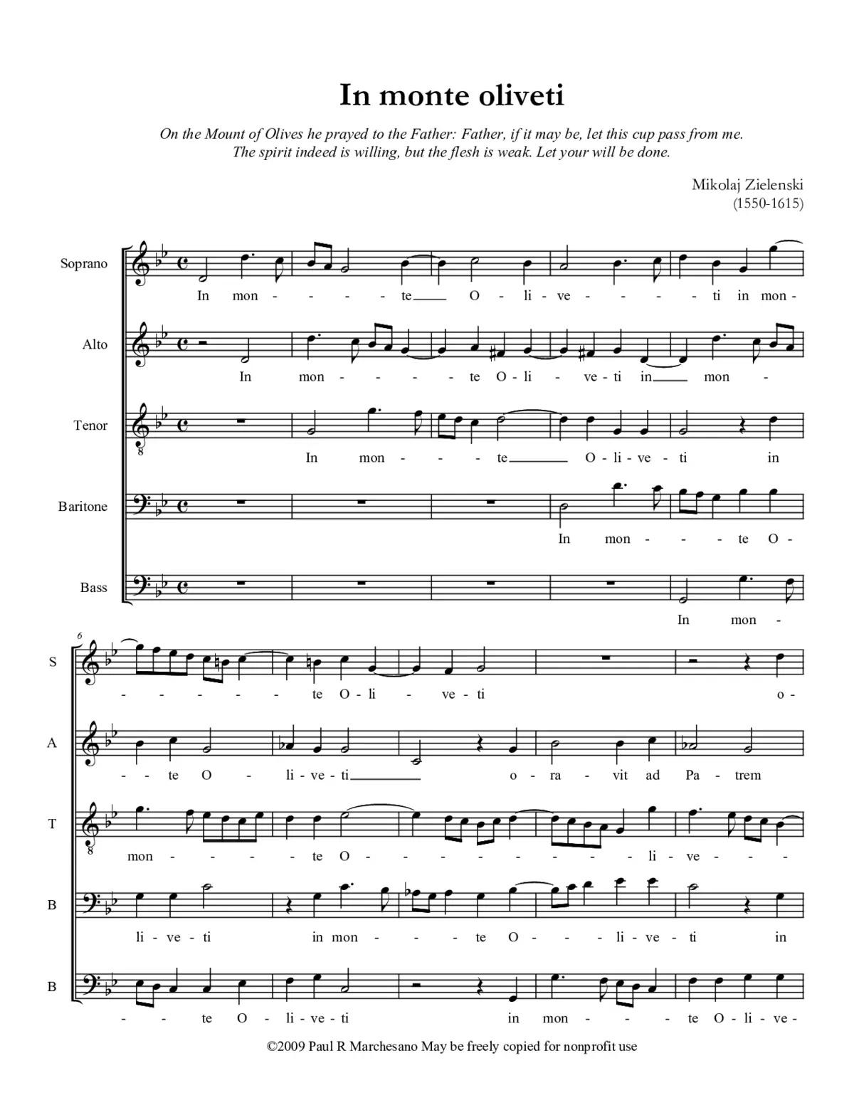 In monte Oliveti - Page 1