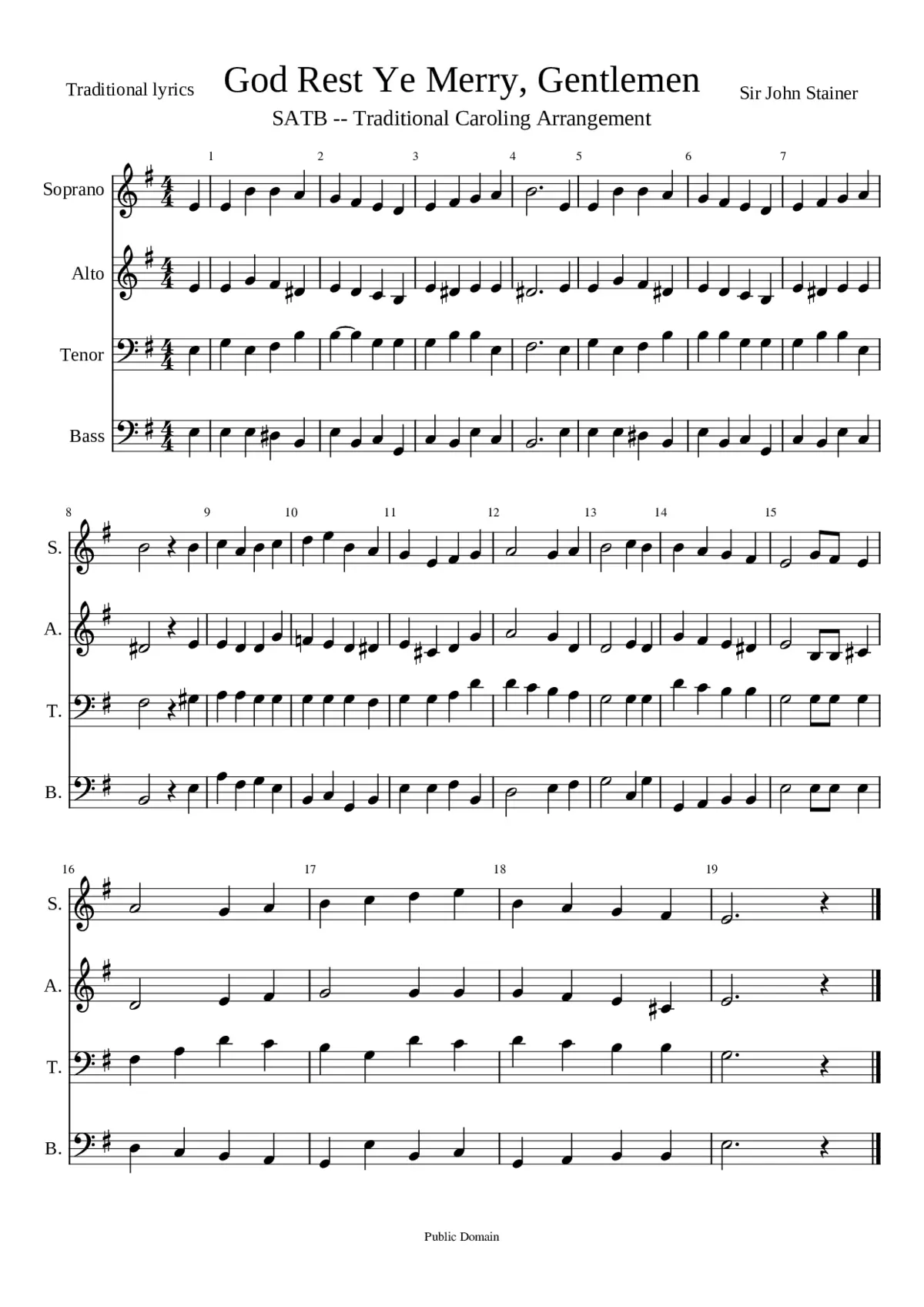 god rest ye merry gentlemen - Page 1