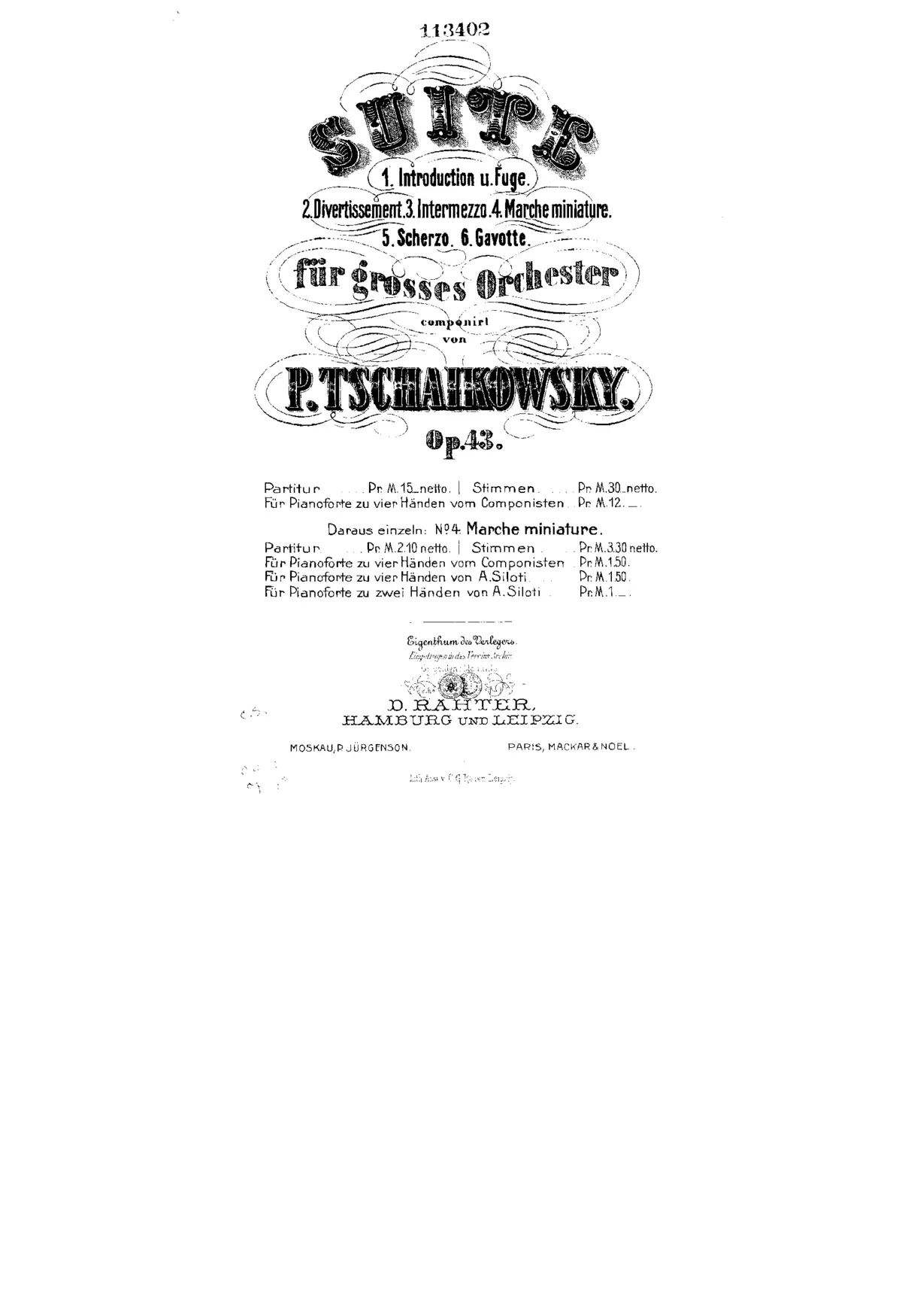 Suite No.1 - Page 1