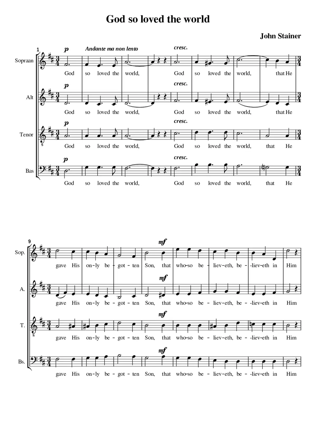 God so loved the world - Page 1