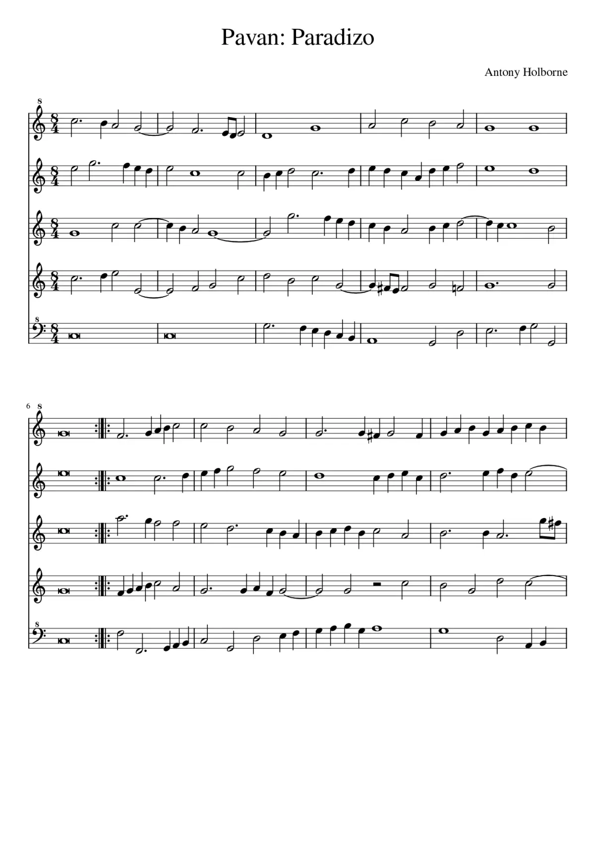 Pavan: Paradizo - Page 1