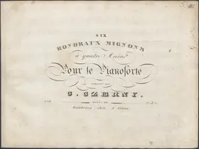6 Rondeaux mignons