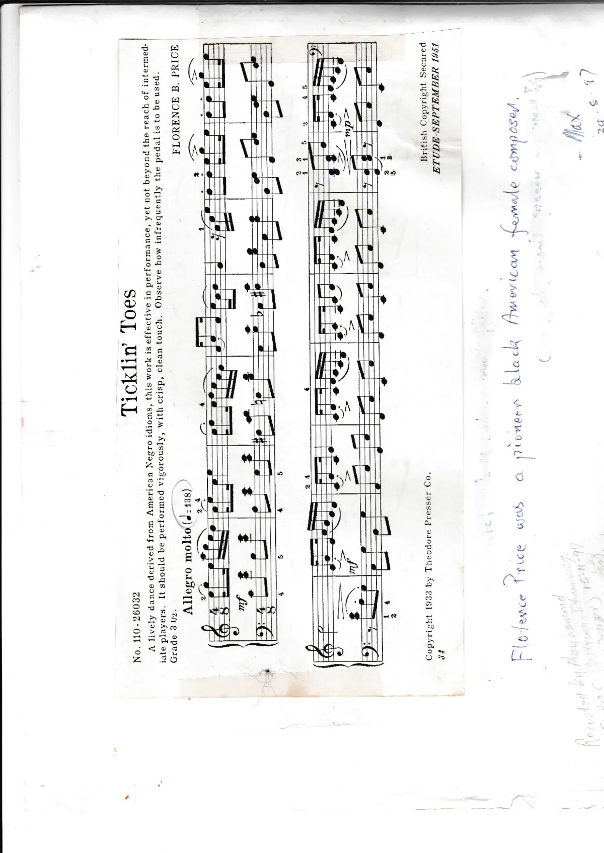 3 Little Negro Dances - Page 1