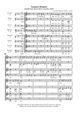 Cantate Domino
