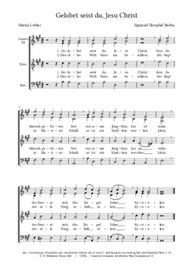 Gelobet seist du, Jesu Christ