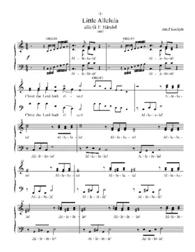 Little Alleluia alla Handel