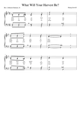 Now is the autumn coming (Sewell)