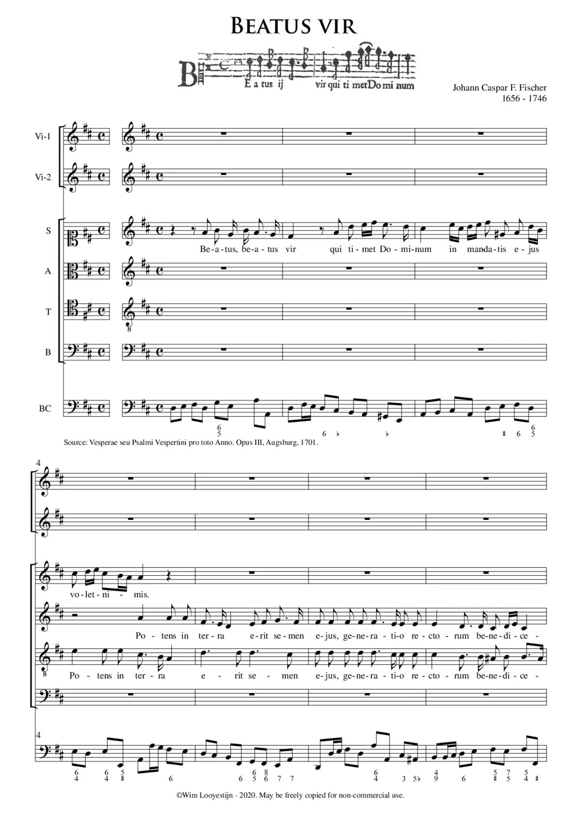 Beatus vir - Page 1