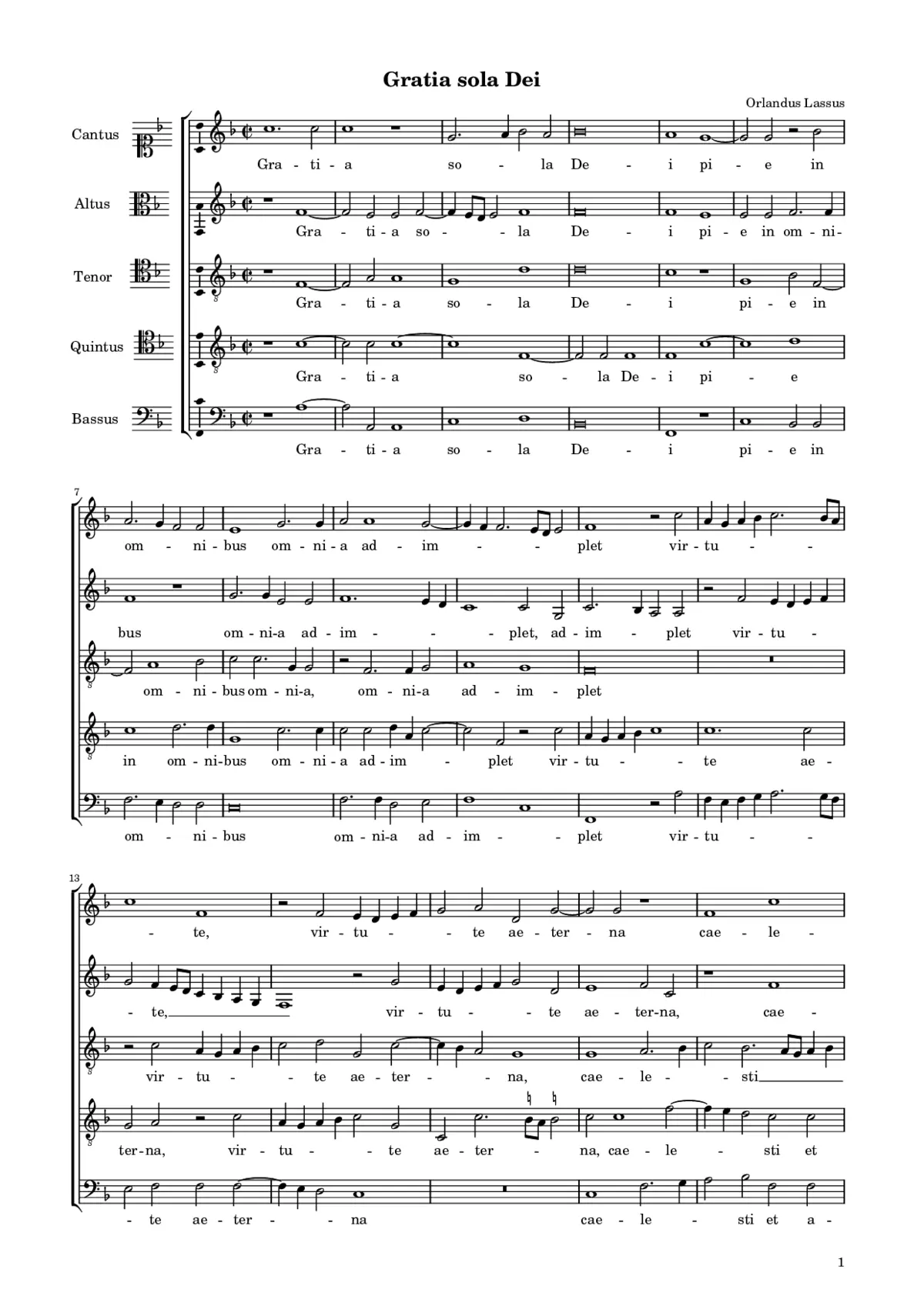 Gratia sola Dei - Page 1