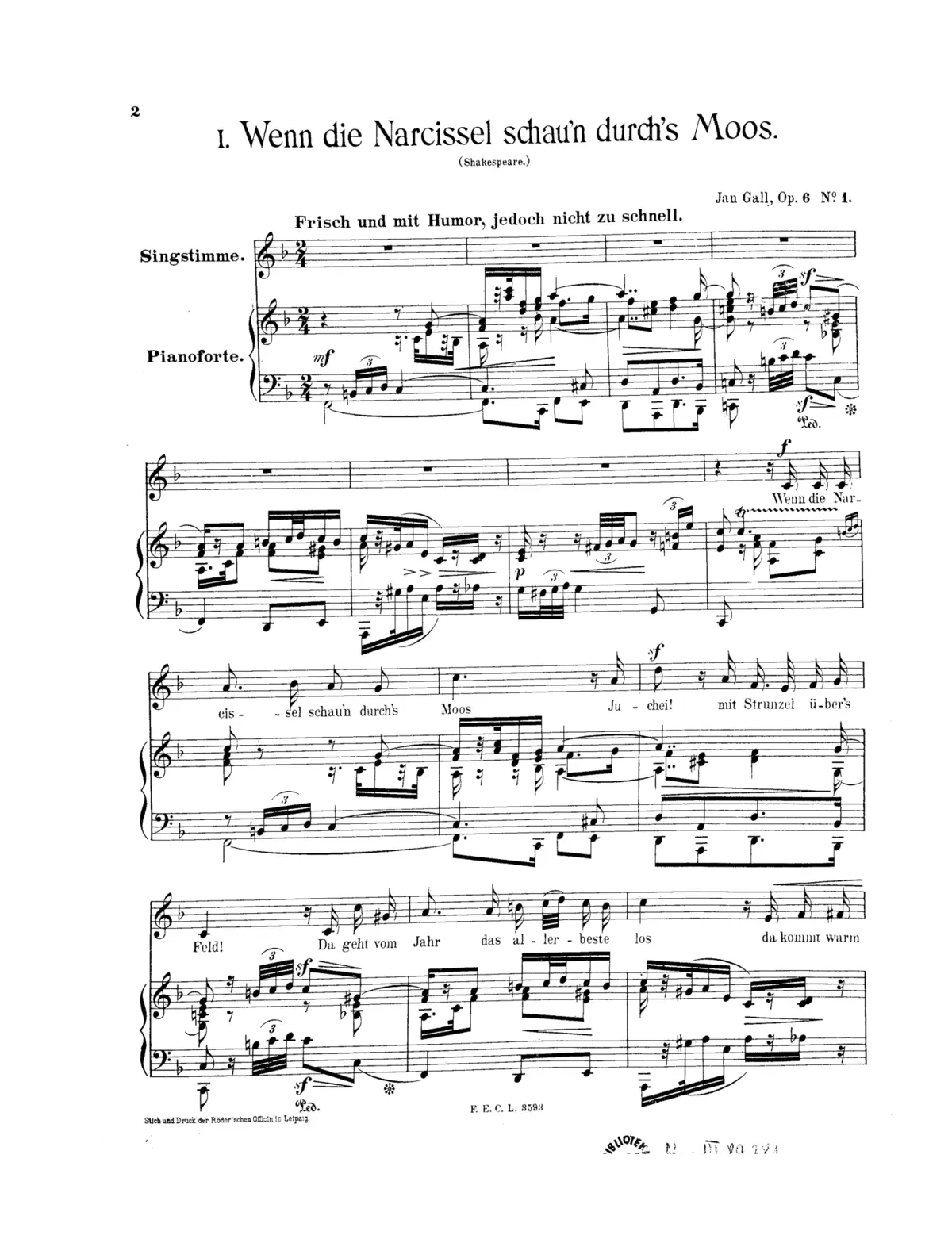 3 Lieder - Page 1