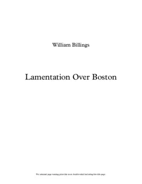 Lamentation over Boston