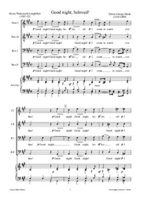 Good night, beloved!