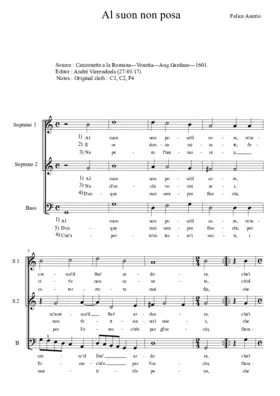 Al suon non posa