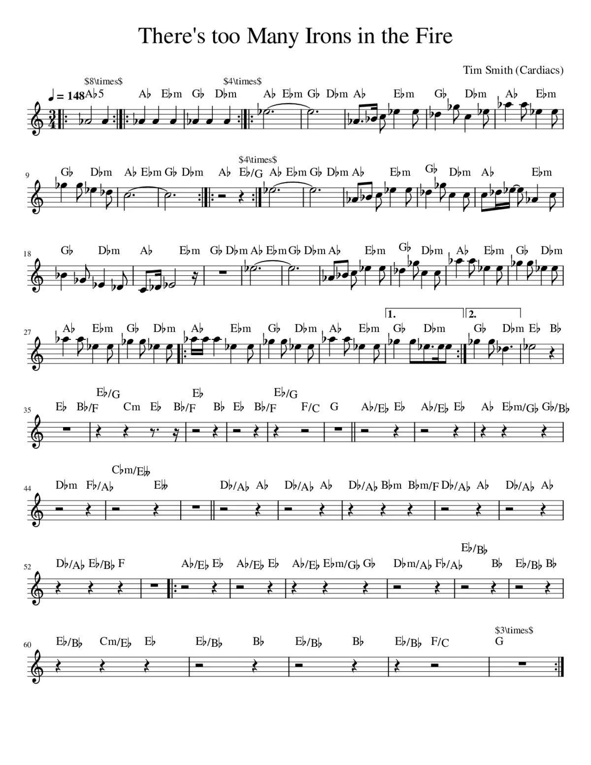 There's too Many Irons in the Fire - Page 1