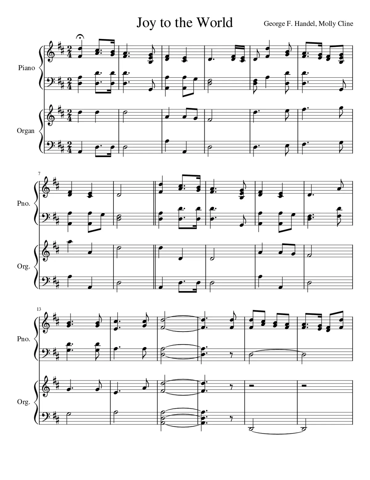 Joy To The World - Page 1