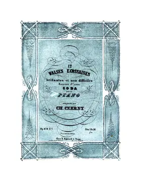 12 Valses écossaises brillantes et non difficiles, suivies d'une coda