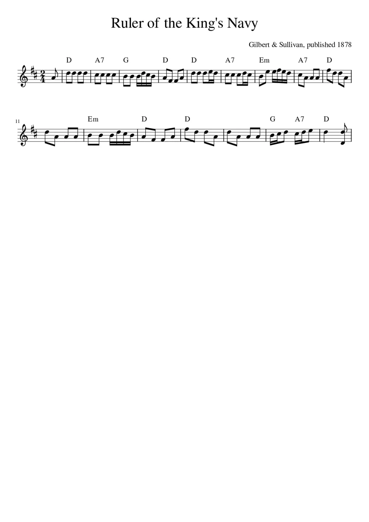 Ruler of the King's Navy - Page 1