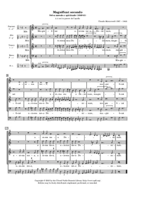 Magnificat secondo, a 4