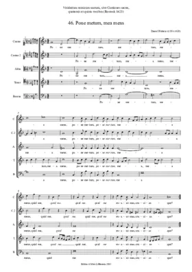 Pone metum, mea mens