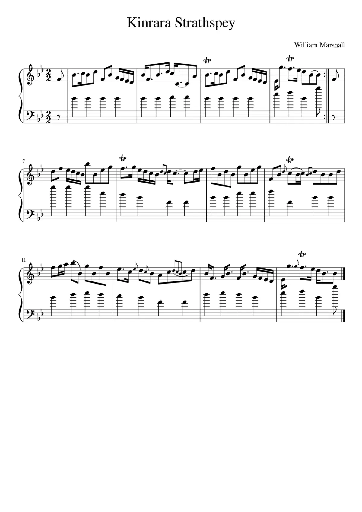 Kinrara Strathspey - Page 1