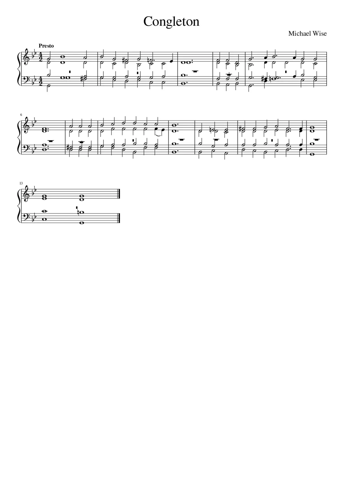 CONGLETON (Wise) - Page 1