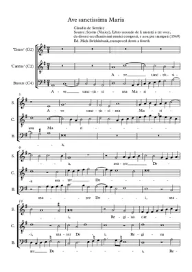 Ave sanctissima Maria