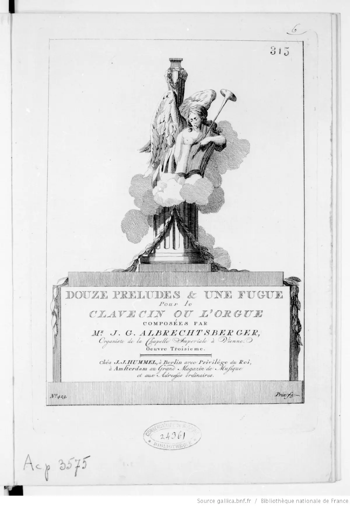 12 Preludes and 1 Fugue, Op.3 - Page 1