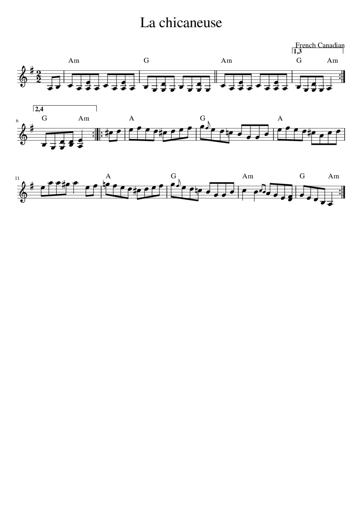 La chicaneuse - Page 1