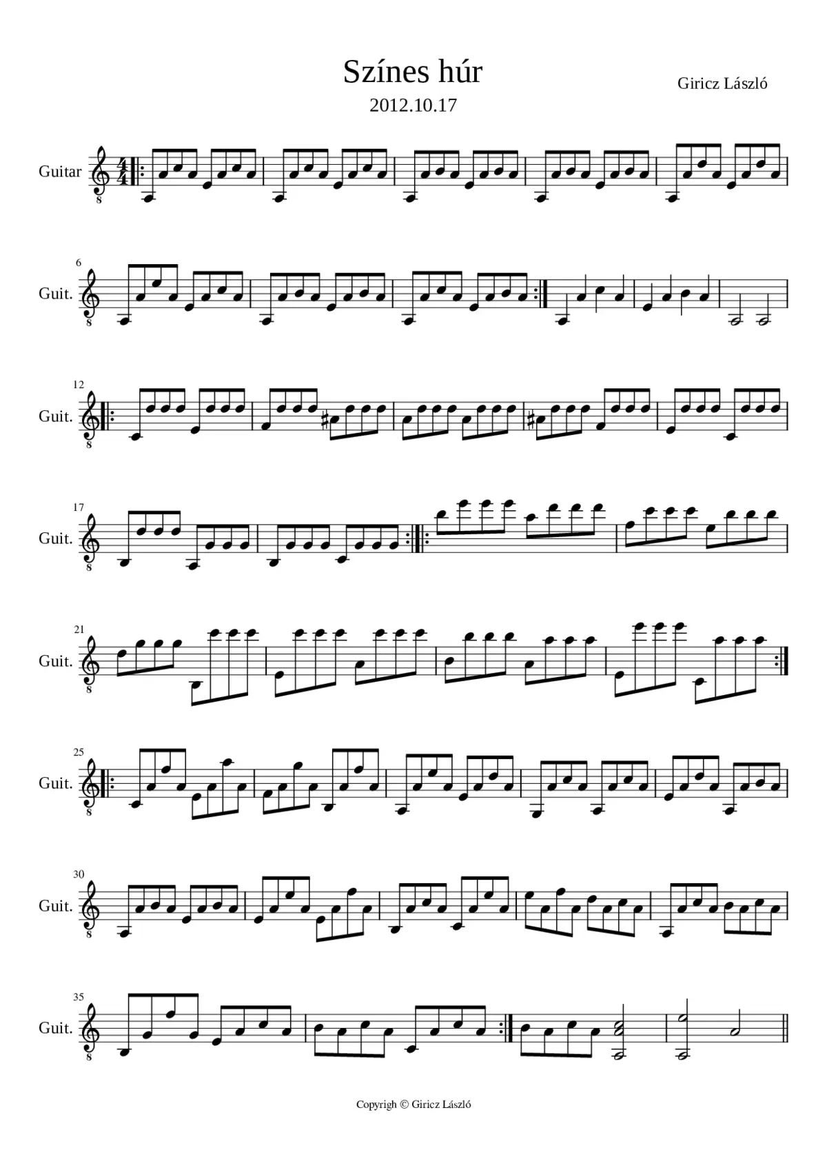 Sínes húr - Page 1