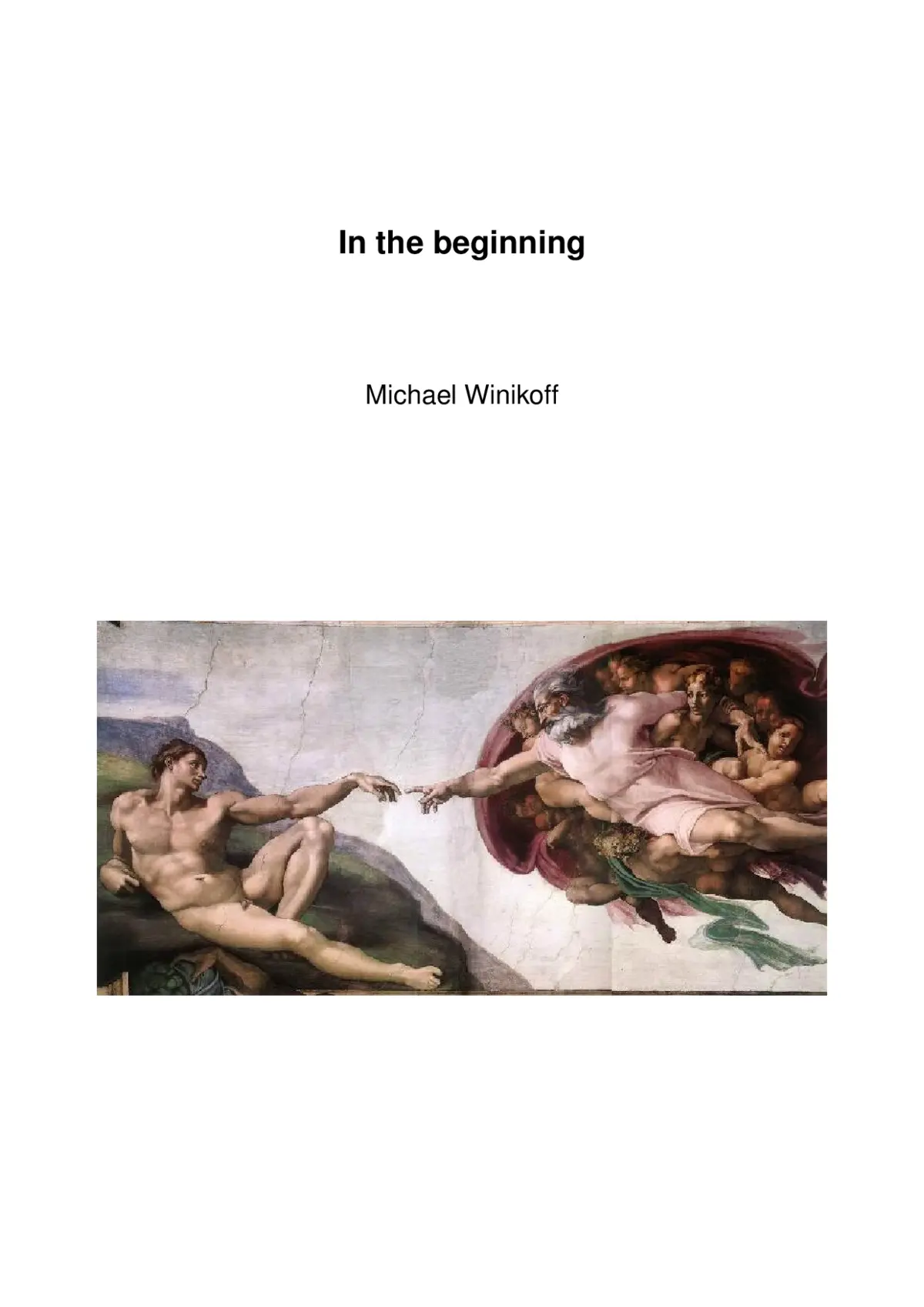 In the beginning - Page 1