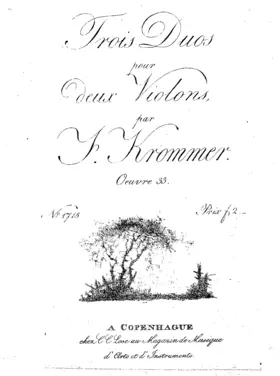 3 Duos Concertants for 2 Violins