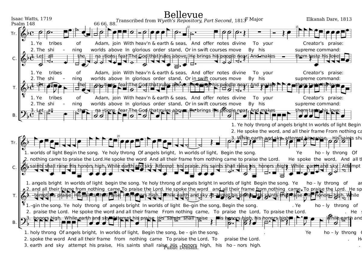 Bellevue - Elkanah Dare - Page 1