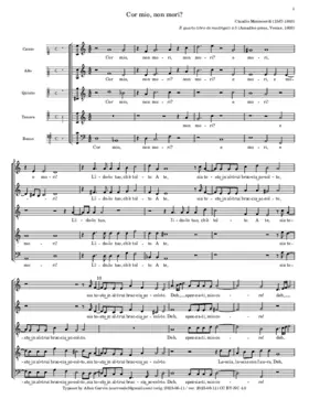 Cor mio, non mori? E mori!