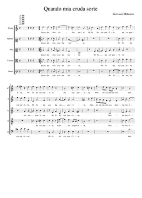 Quando mia cruda sorte