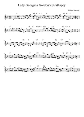 Lady Georgina Gordon's Strathspey