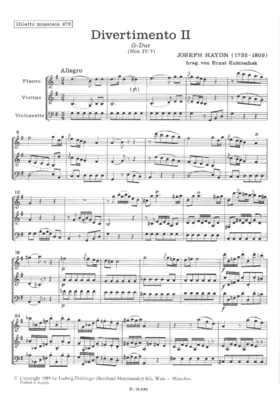 Divertimento in G major