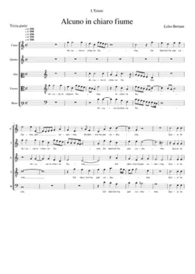 Alcuno in chiaro fiume