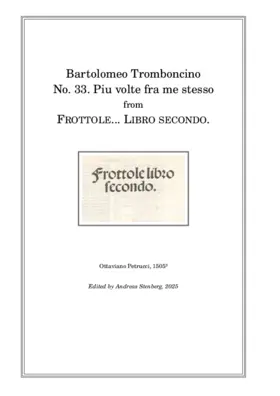 Piu volte fra me stesso