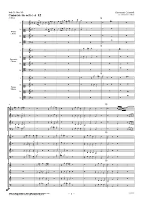 Canzon in echo à 12