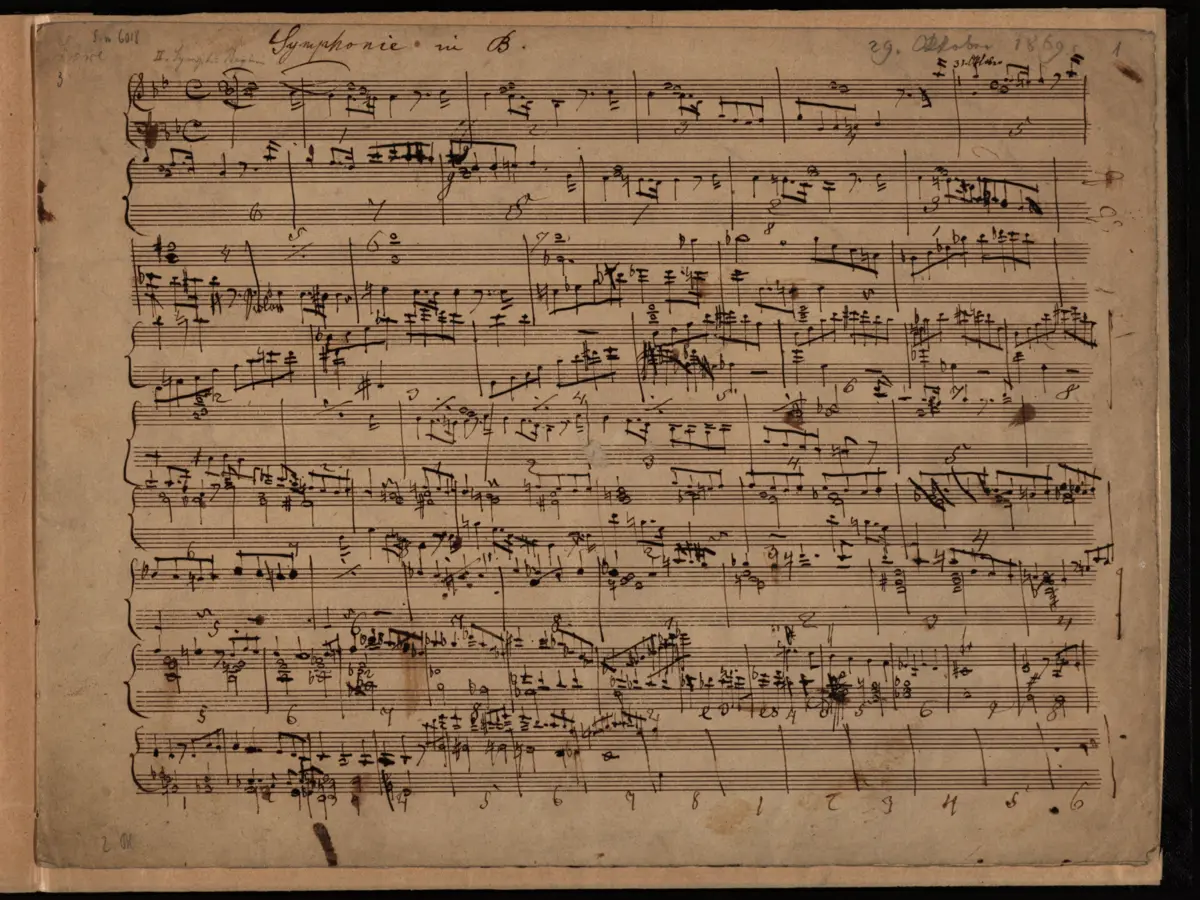 Symphony in B-flat major - Page 1