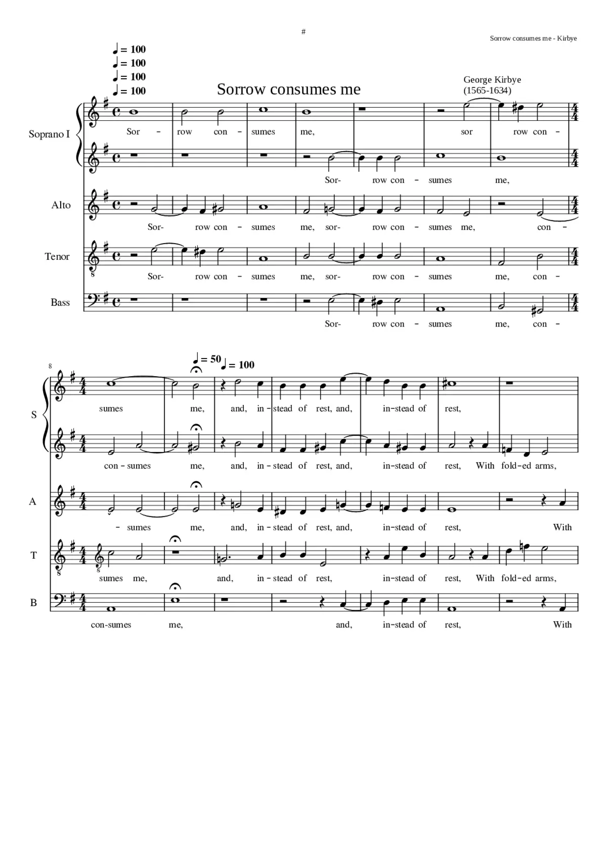 Sorrow consumes me - Page 1