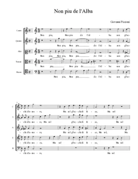 Non piu de l'Alba