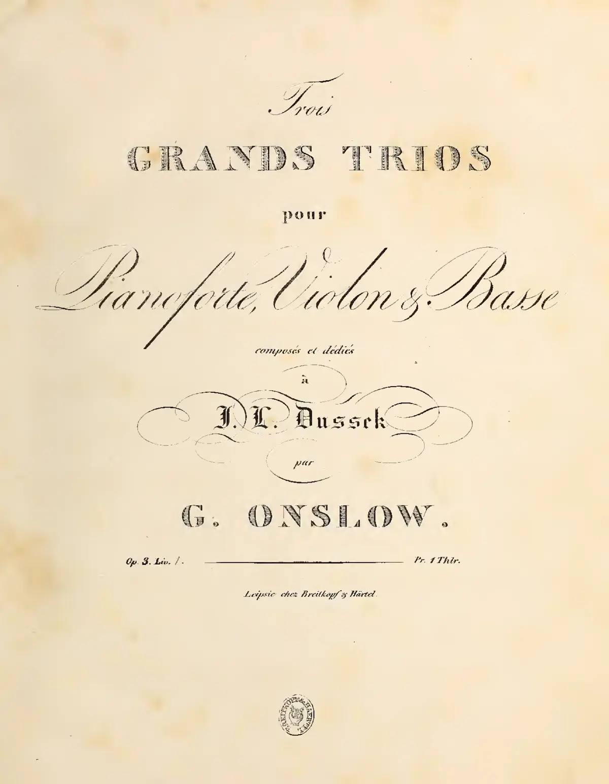 3 Piano Trios - Page 1