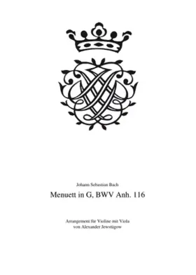 Minuet in G major BWV Anh. 116